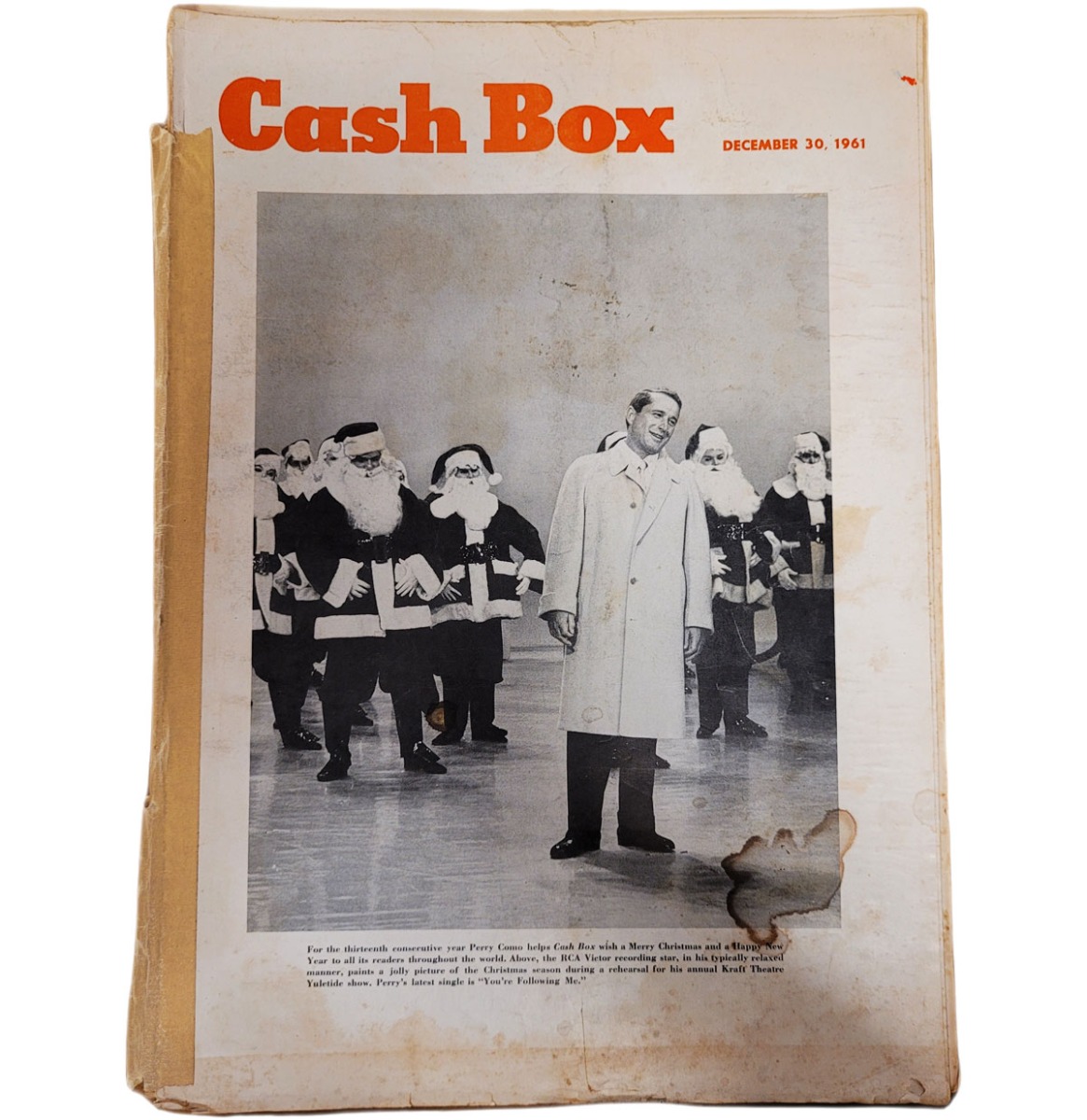 Cash Box Magazine Vol.23 Nr. 16 - December 30