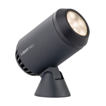 Castor 4 LED Prikspot - 3.5 Watt - 415 Lumen - 3000K warm wit - 12V - Kantelbaar - Tuinspot - IP67 Waterdicht - Antraciet | Lightpro