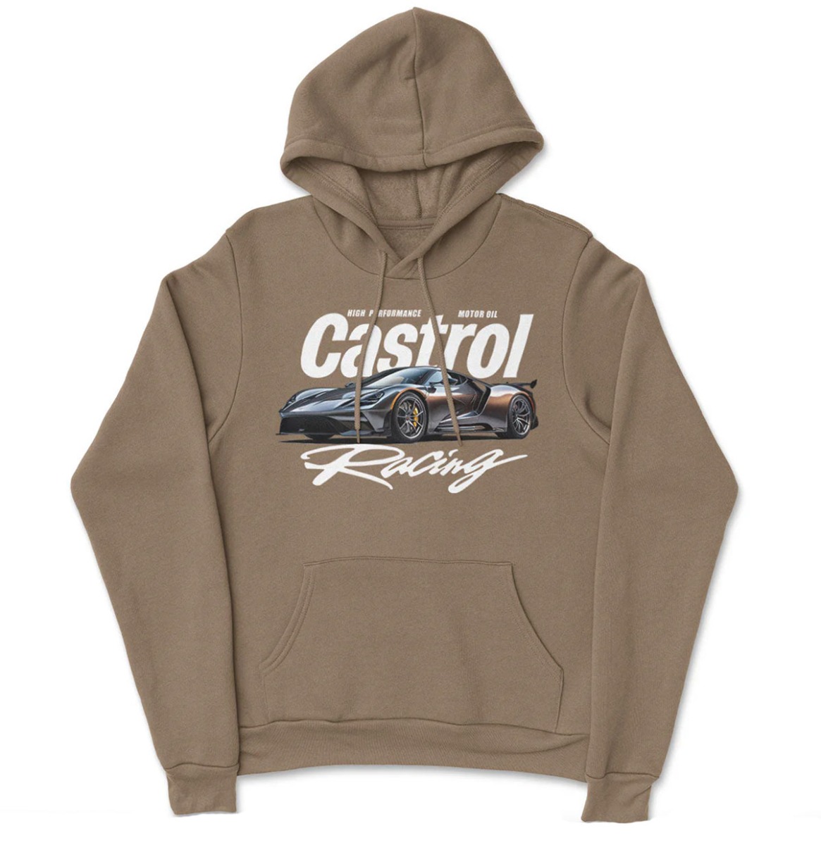 Castrol High Racing Performance Hoodie - Brown-2XL | Castrol