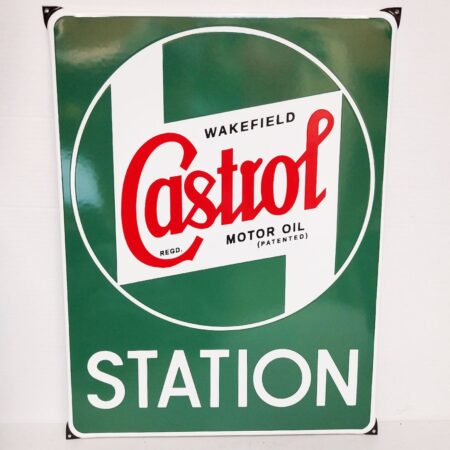 Castrol Station Emaille Bord - 52 x 40cm | Castrol