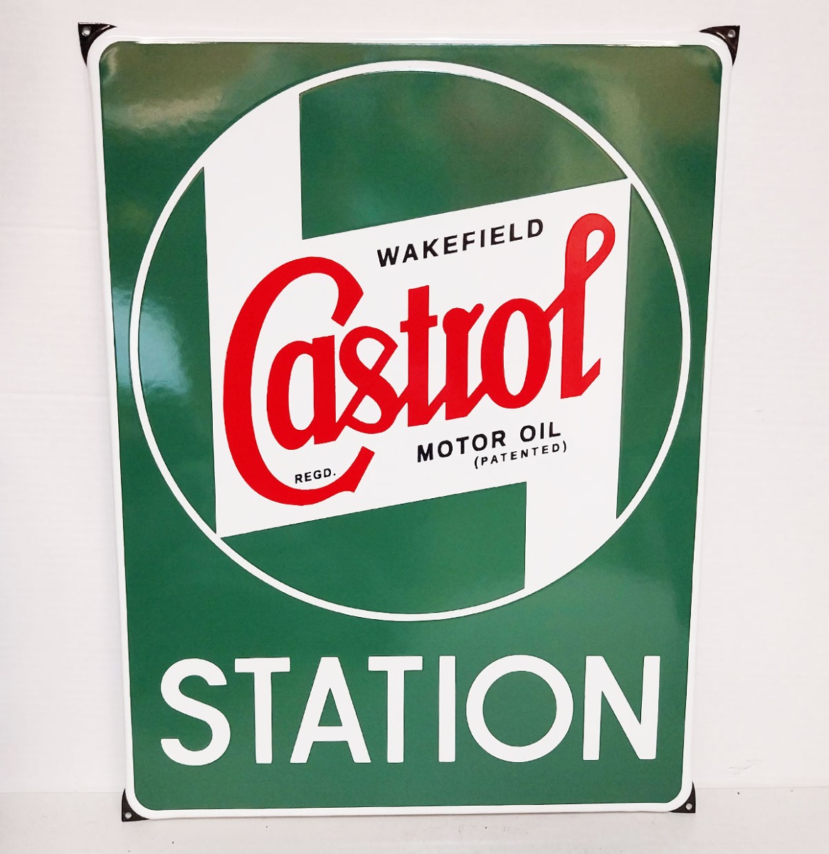 Castrol Station Emaille Bord - 52 x 40cm | Castrol