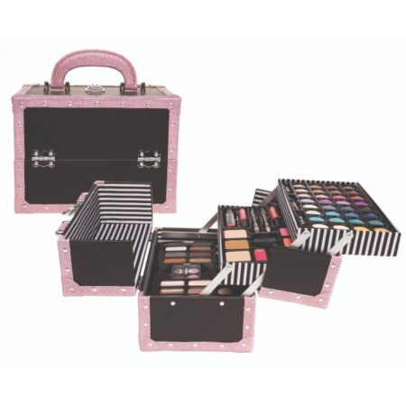 Casuelle Make-up Koffer 3d Glitter-pink Print |
