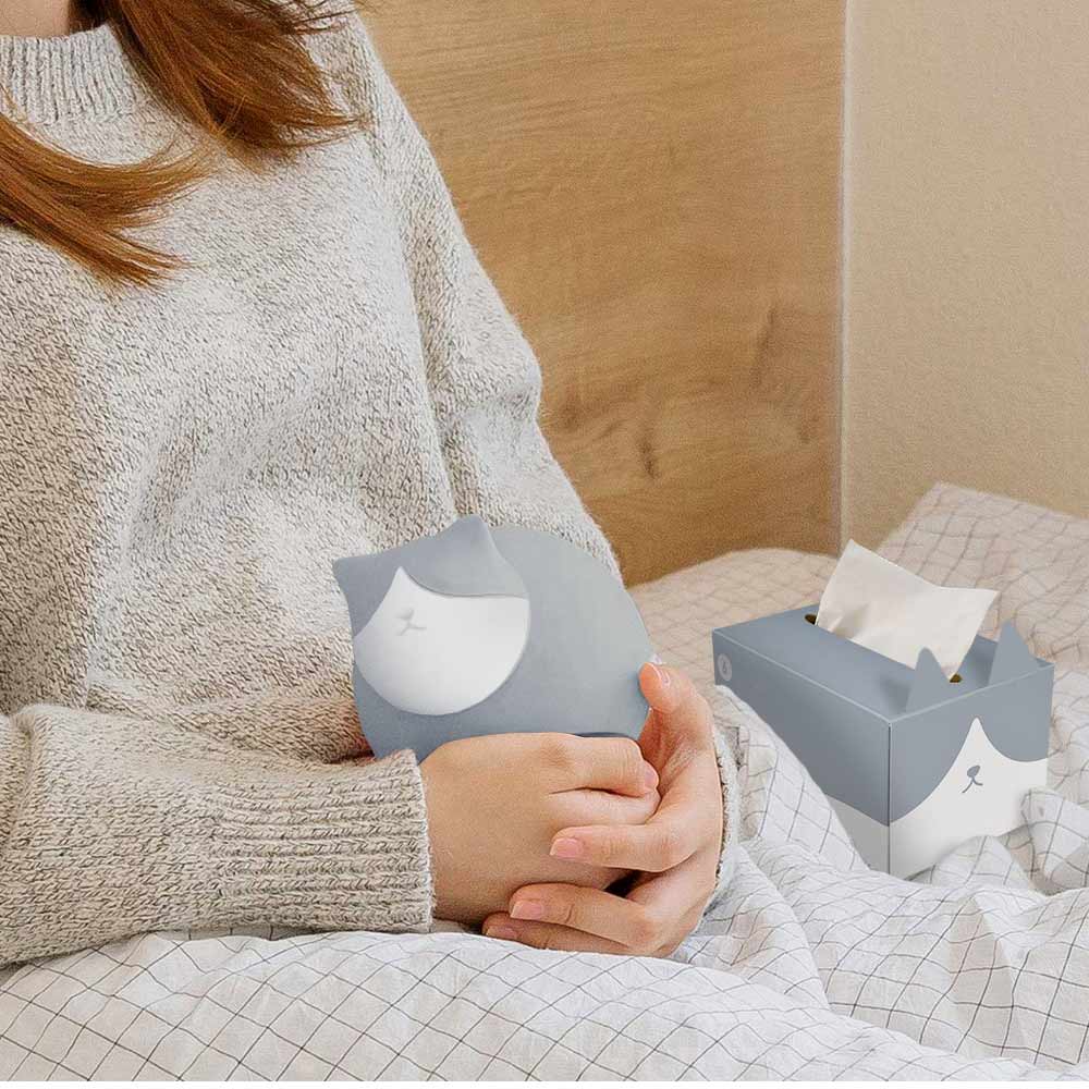 Cat Hand Warmer - Tissue box - 8hr Hot - Kruik Kat Handwarmer | MikaMax
