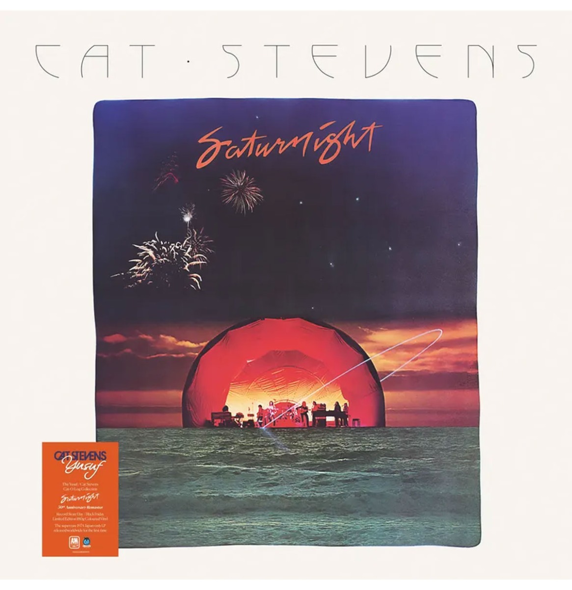 Cat Stevens - Saturnight: Cat Stevens Live In Tokyo (Gekleurd Vinyl) (Record Store Day Black Friday 2024) (LP) | Fiftiesstore