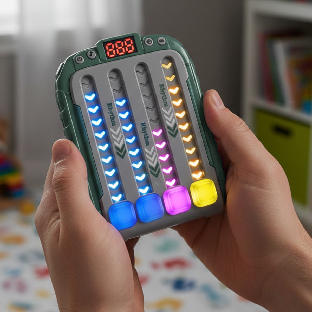 Catch the Lights Game Console - LED licht - Geluid - 3 Kleuren | Out Of The Blue