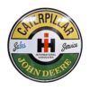 Caterpillar John Deere Emaille Bord - Ø50cm | John Deere
