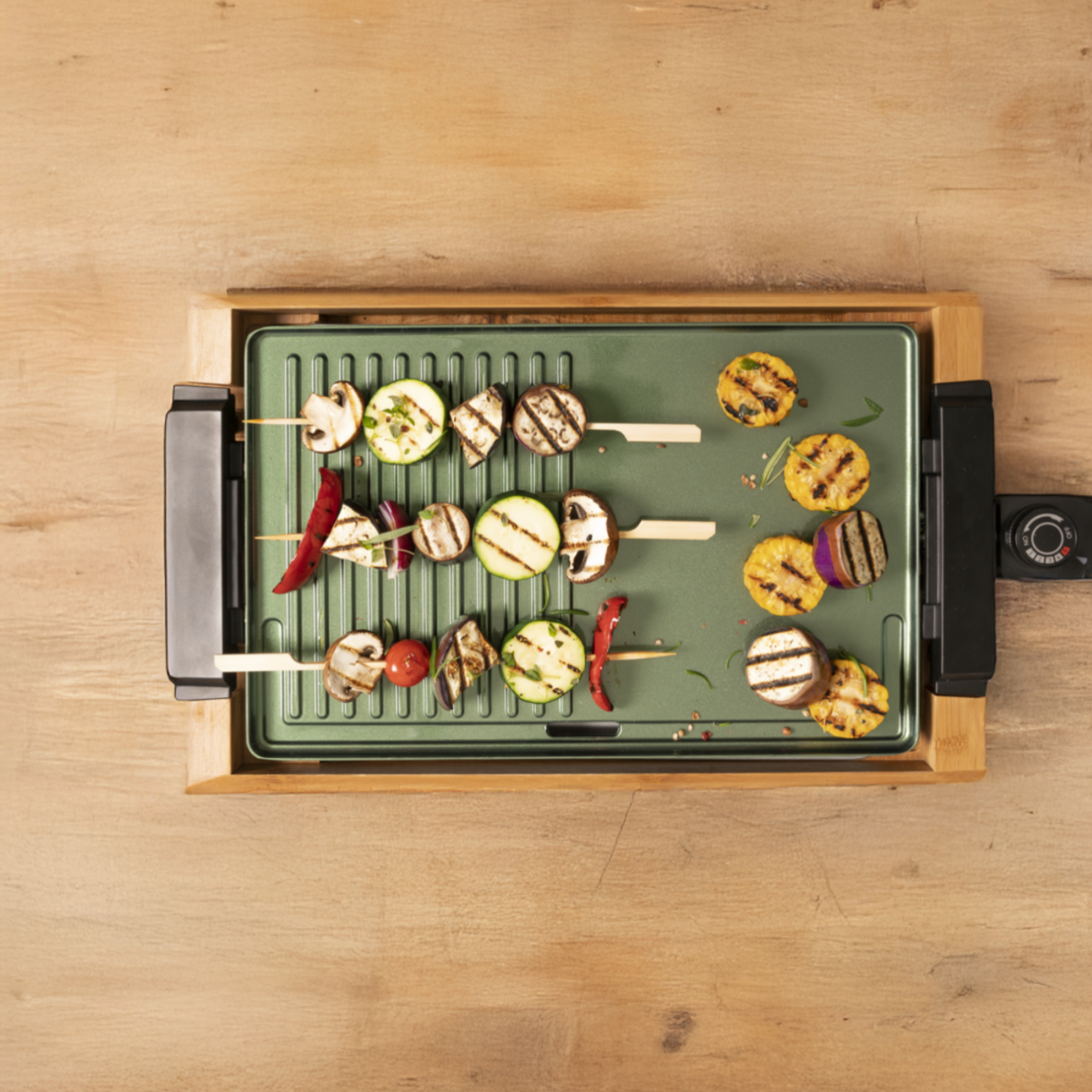 Ceravegan Eco bamboe grillplaat - Tafel Grillplaat | Orange Planet