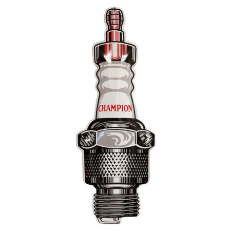 Champion Bougie Gevormd Emaille Bord - 80 x 30cm | Champion