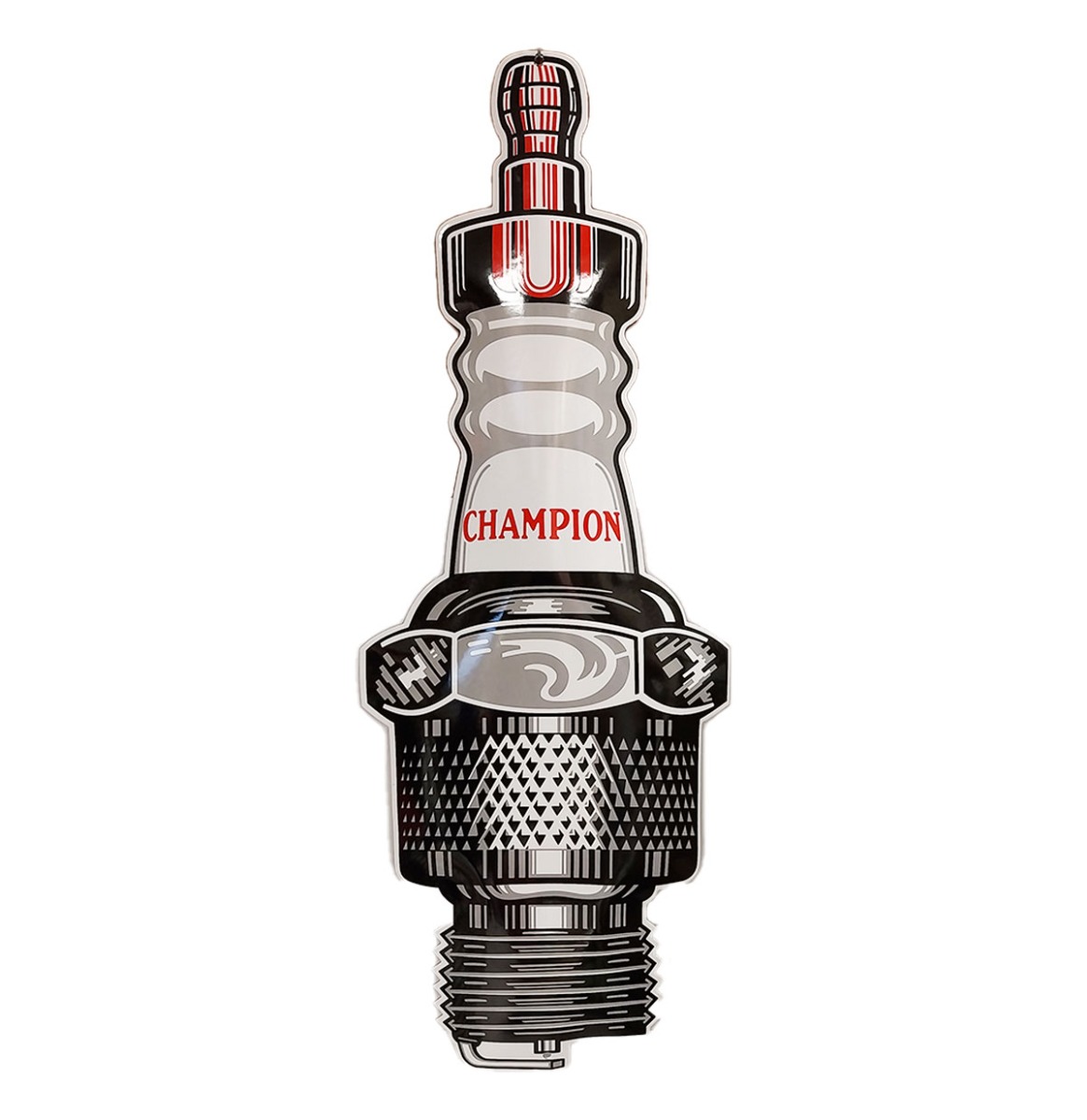 Champion Bougie Gevormd Emaille Bord - 80 x 30cm | Champion