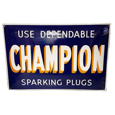 Champion Dependable Spark Plugs Emaille Bord - 60 x 40cm | Champion
