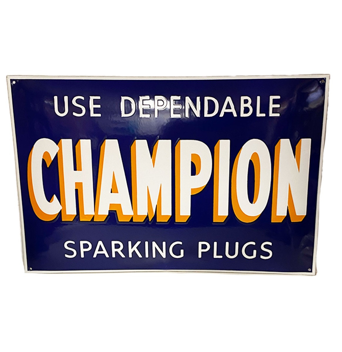 Champion Dependable Spark Plugs Emaille Bord - 60 x 40cm | Champion