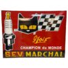 Champion Du Monde Sparkplug Emaille Bord 60 x 45 cm | Champion