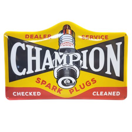 Champion Spark Plugs Emaille Bord - 69 x 46 cm | Champion