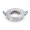 Chandler LED Inbouwspot - Kantelbaar armatuur - Diameter 90mm - GU10 Fitting incl. lamphouder - Rond - IP20 voor binnen - RVS | V-TAC