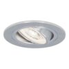 Chandler LED inbouwspot - Extra plat 58mm - GU10 LED Module - 6000K daglicht wit - Dimbaar - Rond - Kantelbaar - IP20 Voor binnen - RVS | HOFTRONIC