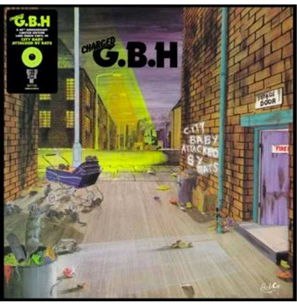 Charged G.B.H. - City Baby Attacked By Rats (Record Store Day 2022) (LP) | Fiftiesstore