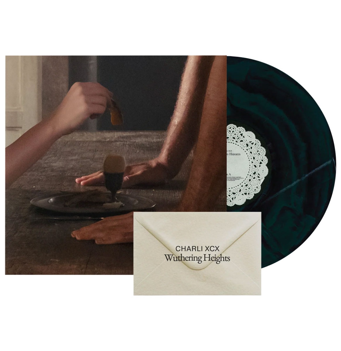 Charli XCX - Wuthering Heights (Groen & Zwart Marmer Vinyl) (LP) | Fiftiesstore