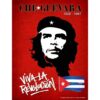 Che Guevara 'Viva La Revolution' Metalen Bord 30 x 40cm | Che Guevara