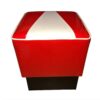Checkers Poef Vegas - Rood Wit Glitter LAATSTE STUKS | 17% korting | Hollywood Diner