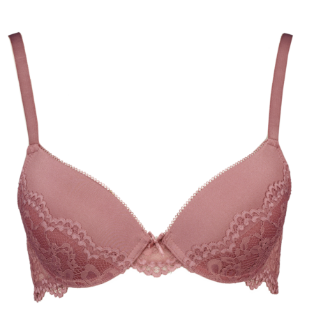 Cheeky plunge Padded BH - Paars | Zeeman