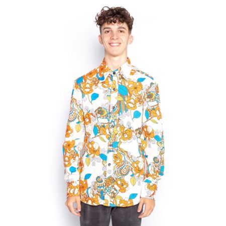 Chenaski 70's Flower Disco Shirt-M | Chenaski