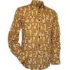 Chenaski 70's Retro Shirt Moloko Green / Creme / Brown-S | Chenaski
