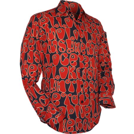 Chenaski 70's Retro Shirt Moloko Navy / Red / Creme-S | Chenaski
