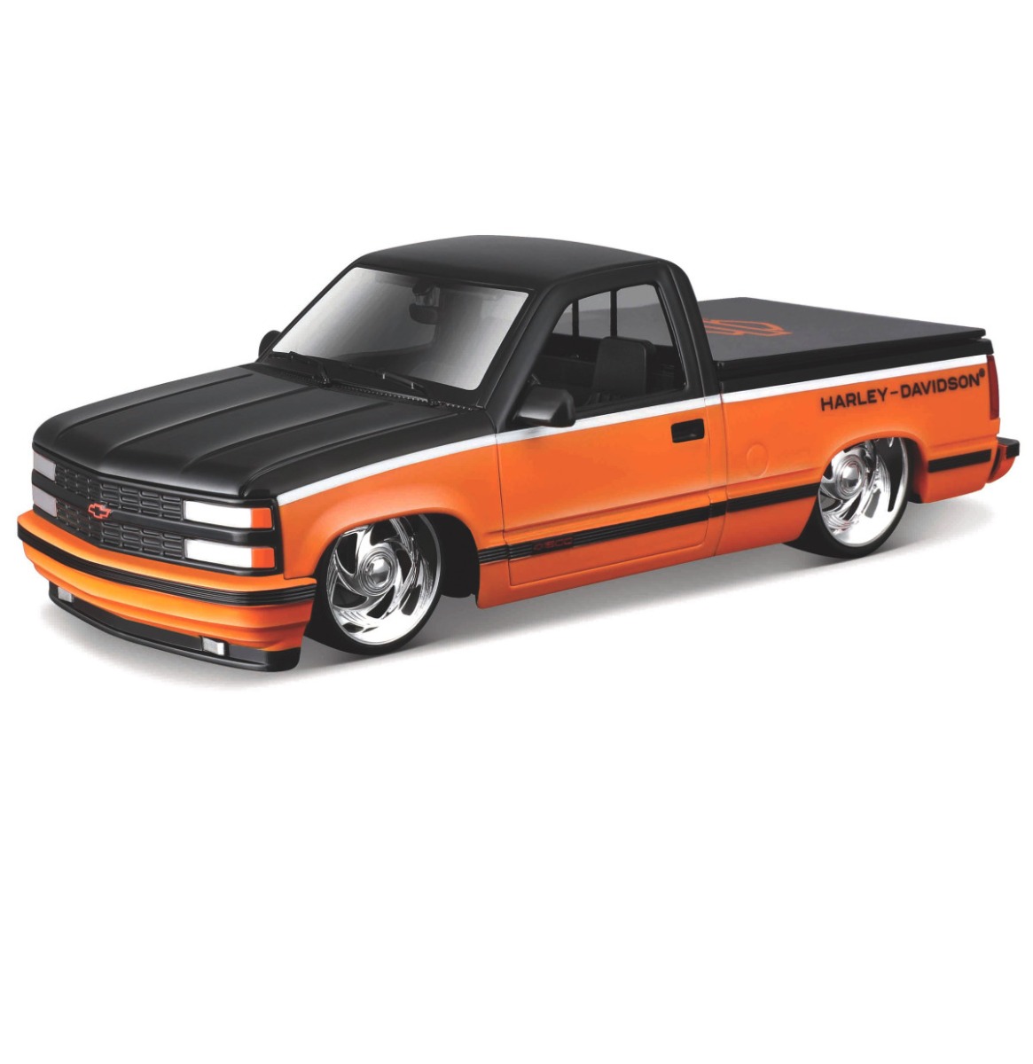 Chevrolet 454 SS 1993 + Harley-Davidson 1:24 Modelset | Harley-Davidson