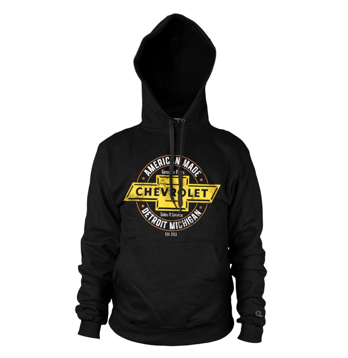 Chevrolet American Made Hoodie Black-2XL | Chevrolet