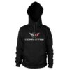 Chevrolet Corvette C5 Logo Hoodie Black-2XL | Chevrolet