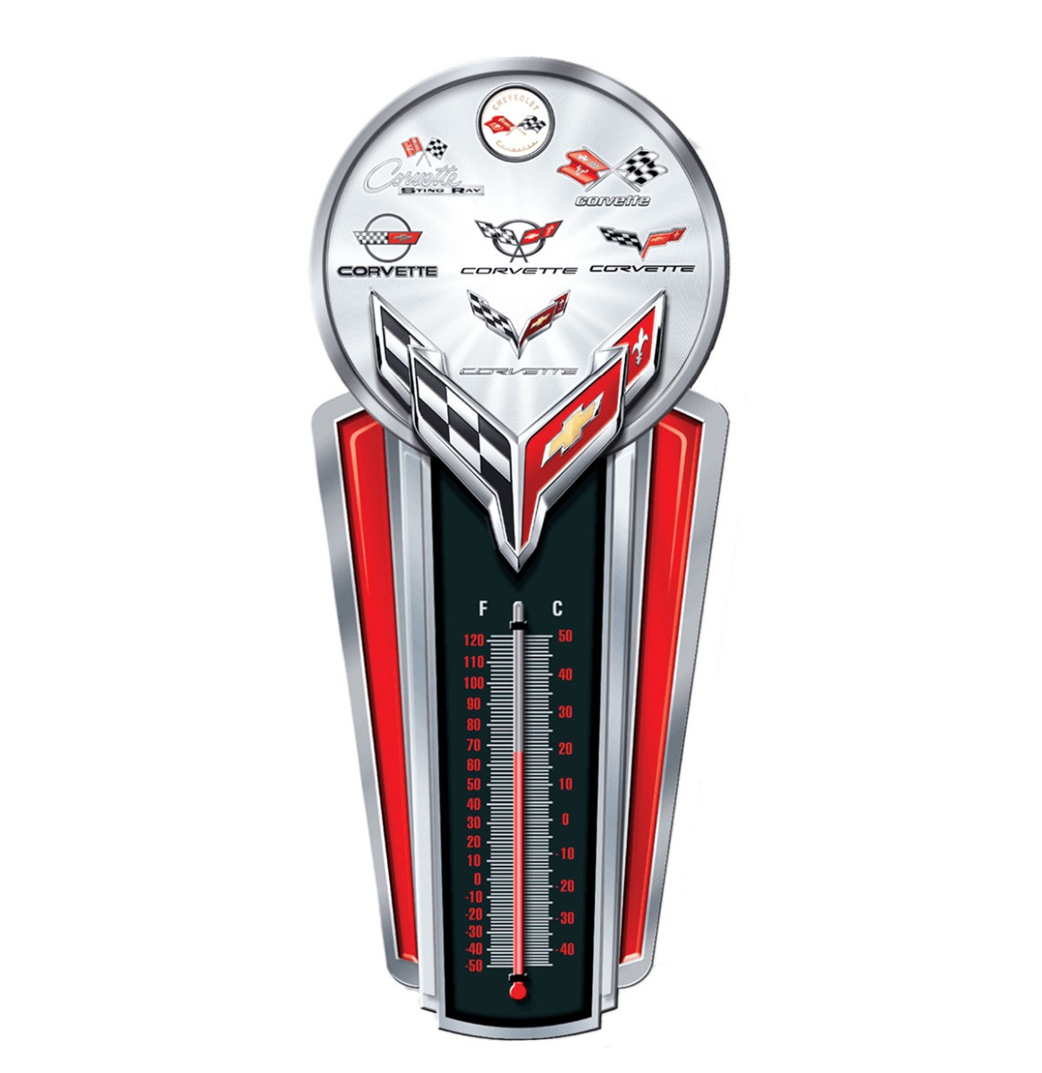 Chevrolet Corvette Logo's Thermometer | Chevrolet