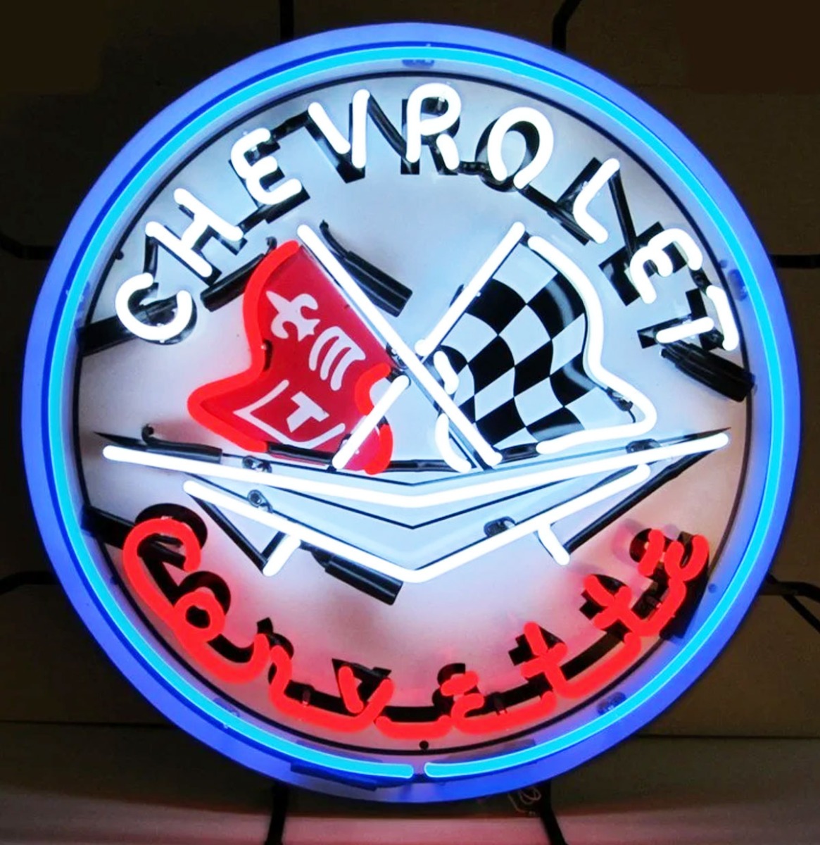 Chevrolet Corvette Neon Verlichting 60 cm - Blauw