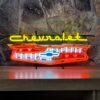 Chevrolet Embleem Neon Verlichting 69 x 30 cm - Geel