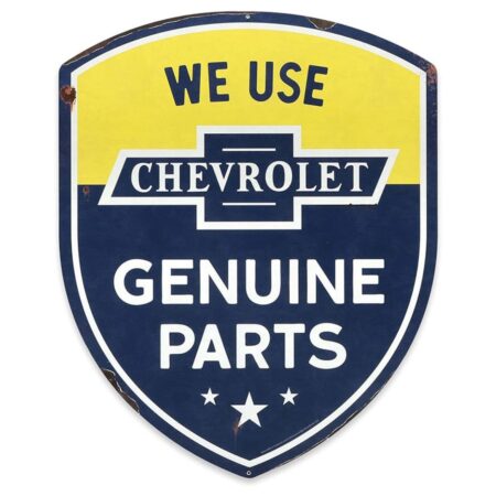 Chevrolet Genuine Parts Metalen Bord - 57 x 58cm | Chevrolet