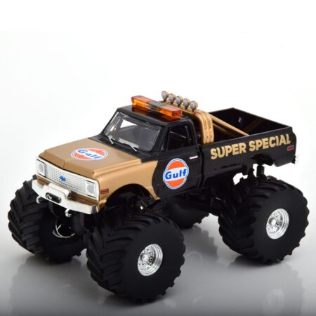 Chevrolet K-10 “Gulf Super Special” Monster Truck 1971 Black/Gold 1:43 | Chevrolet