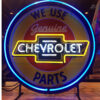 Chevrolet Neon Verlichting Met Bord 64 x 64 cm LAATSTE STUKS | 7% korting | Chevrolet
