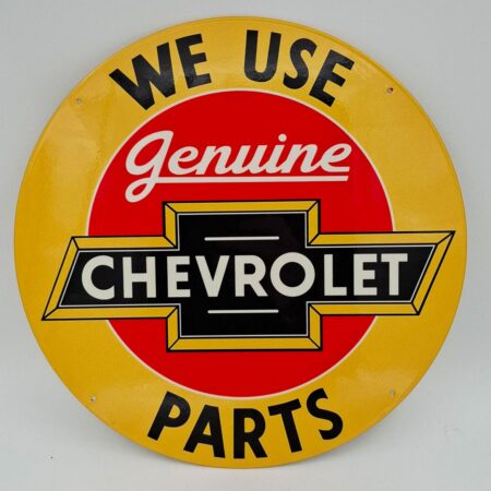 Chevrolet Parts Stalen Bord - Ø30cm | Chevrolet