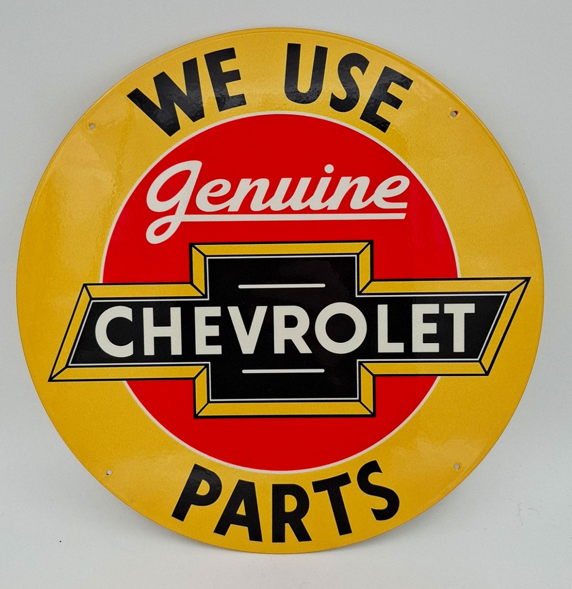 Chevrolet Parts Stalen Bord - Ø30cm | Chevrolet