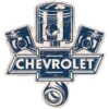 Chevrolet Pistons Metalen Bord - 62 x 58cm | Chevrolet