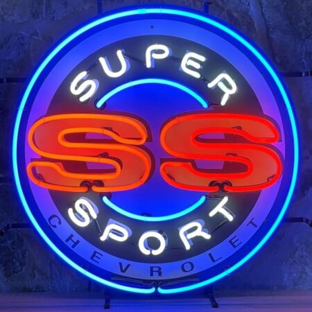 Chevrolet SS Super Sport Neon Verlichting 60 cm - Blauw