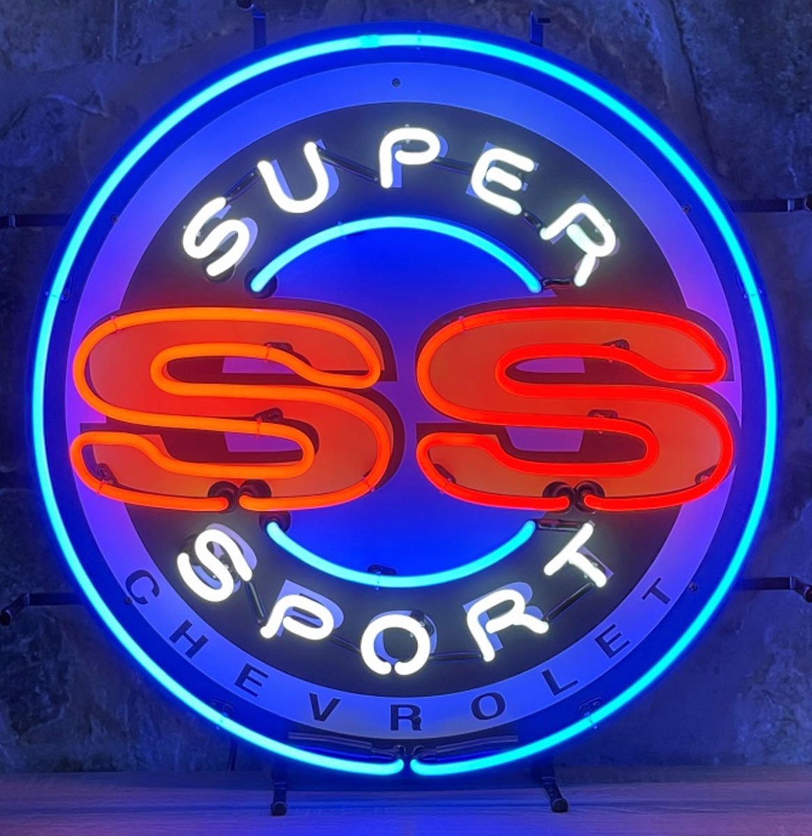 Chevrolet SS Super Sport Neon Verlichting 60 cm - Blauw