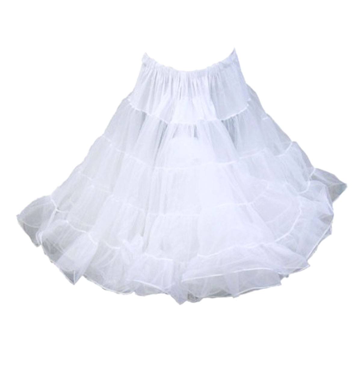 Childs Petticoat model 615 White-20 inch (50 cm)/18 inch (45 cm) | Sam's Mfg