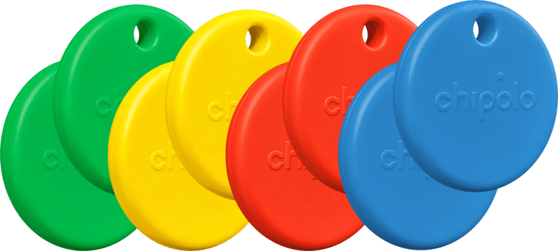 Chipolo POP 8-Pack Rood
