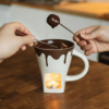 Chocolade Fondue Mok - Inclusief 2 Vorken & Kaars - 200 ml - Fondue mok - Unieke mok | THUMBSUP