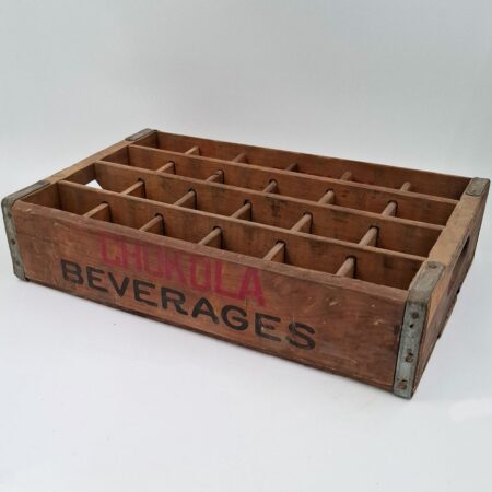 Chokola Beverages Vintage Houten Krat - Origineel | The Dutch Pickers
