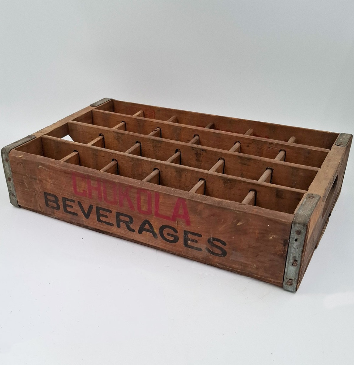 Chokola Beverages Vintage Houten Krat - Origineel | The Dutch Pickers