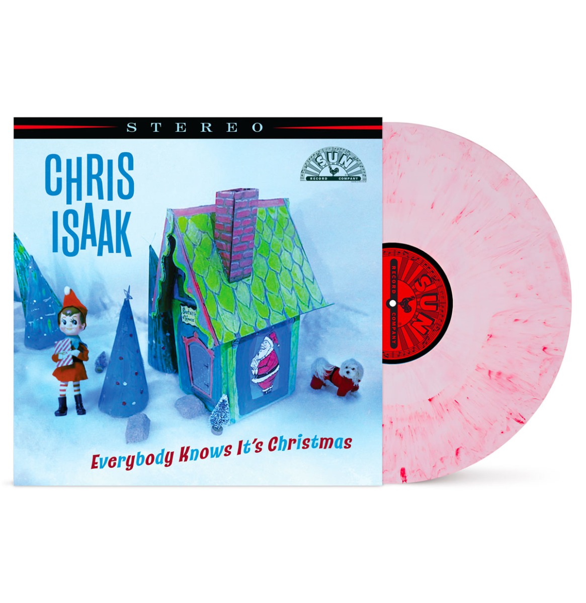 Chris Isaak - Everybody Knows It's Christmas (Gekleurd Vinyl) (Record Store Day Black Friday 2022) (LP) | Fiftiesstore
