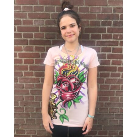 Christian Audigier Rose Pink Women T-shirt-M | 50% korting | Ed Hardy - Christian Audigier