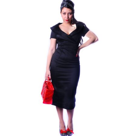 Christina Dress Black-XS | 62% korting | Fiftiesstore