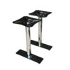 Chrome dubbele Voet voor Tafel TB-25 | Bel Air Retro Fifties Furniture